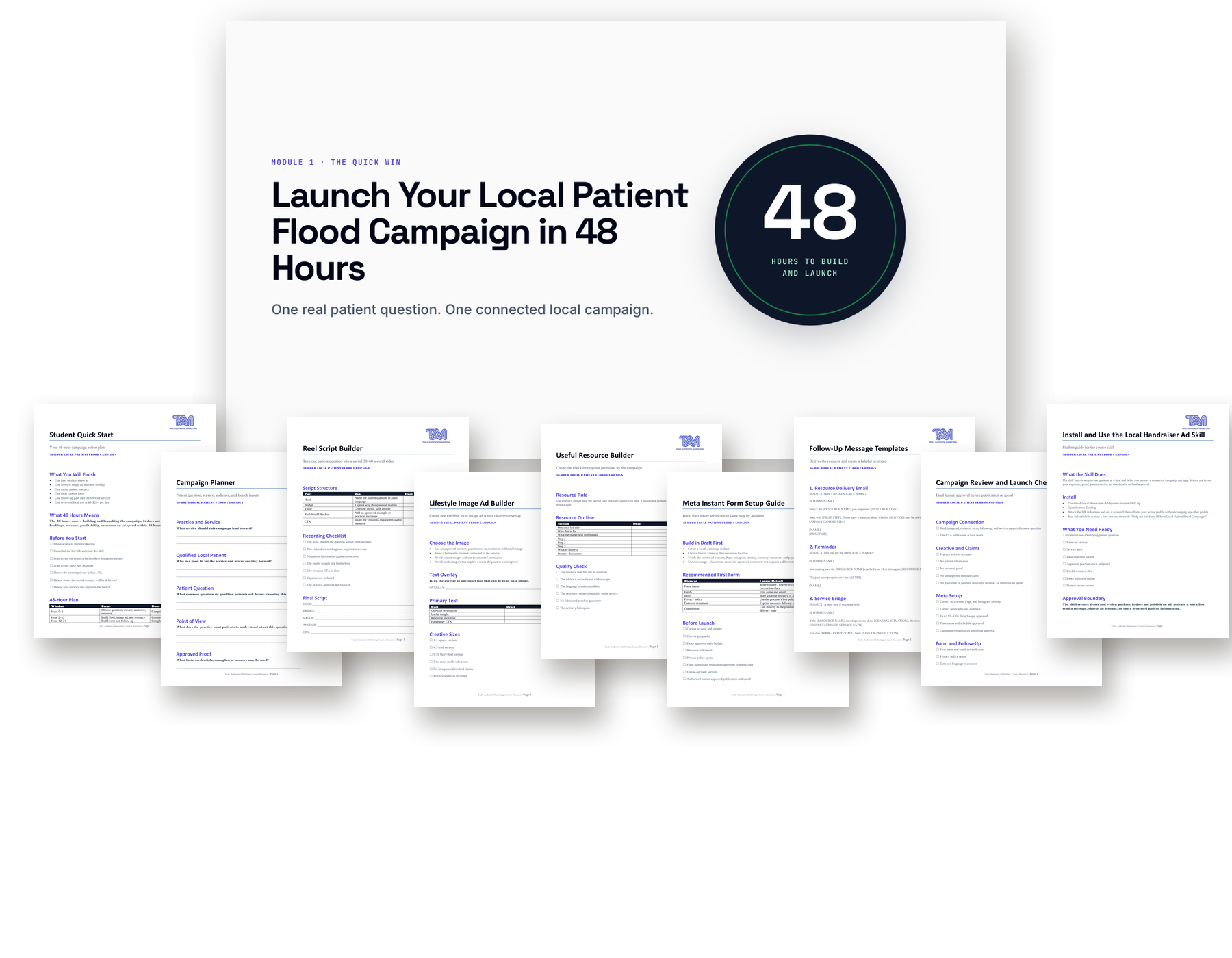 Local Patient Flood course resources and campaign-building guides